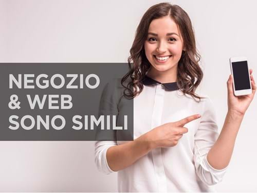 NEL WEB FAI LE STESSE COSE CHE FAI IN NEGOZIO